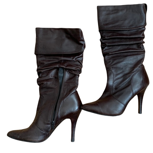 Aldo Brown Heeled Boots - Picture 2 of 4